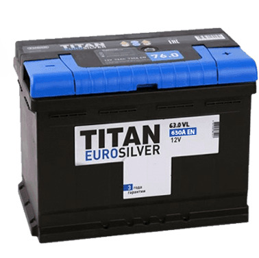 Автомобильный аккумулятор Titan EUROSILVER 61.0 фото 378x377