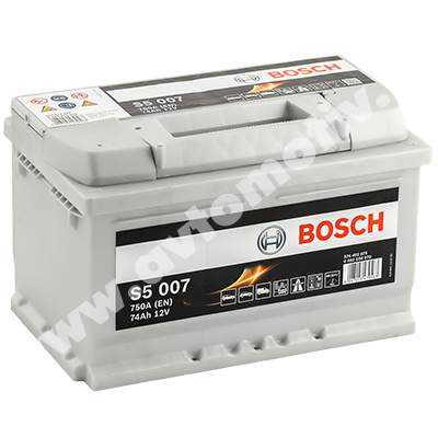 Автомобильный аккумулятор Bosch S5 74.0 низкий фото 400x400