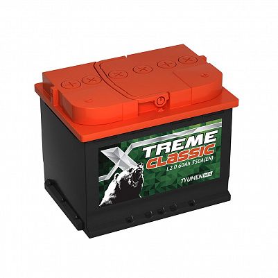 Автомобильный аккумулятор X-treme CLASSIC (Тюмень) 60.0 фото 401x401