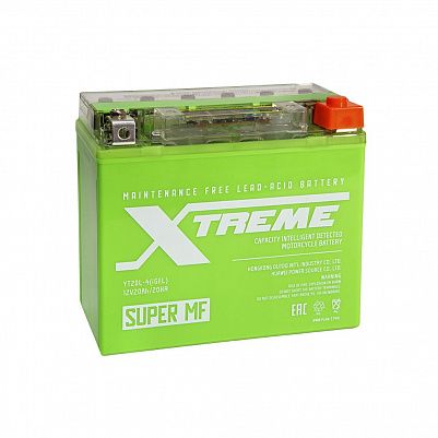Мото аккумулятор Xtreme YT20L-4 iGEL (20Ah) фото 401x401