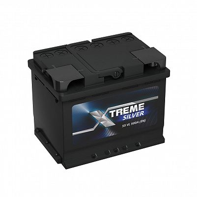 Автомобильный аккумулятор X-treme Silver (АКОМ) 55.1 фото 401x401