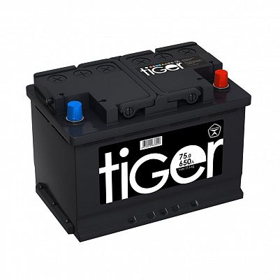 Автомобильный аккумулятор Tiger Аком 75.0 обр фото 401x401