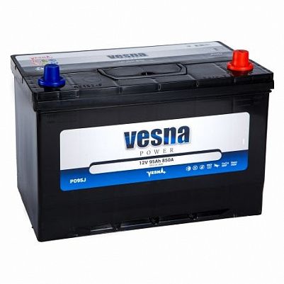 Автомобильный аккумулятор VESNA Power 95 (D31L) фото 401x401