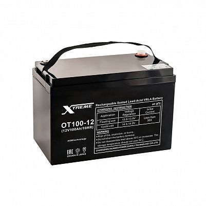 Аккумулятор Xtreme VRLA 12v  100Ah (OT100-12) фото 401x401
